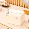 Unique Plastic Tissue Container Paper Towel Stand Tissues Dispenser with Spring Rabbit Napkin Box Cute Paper Container