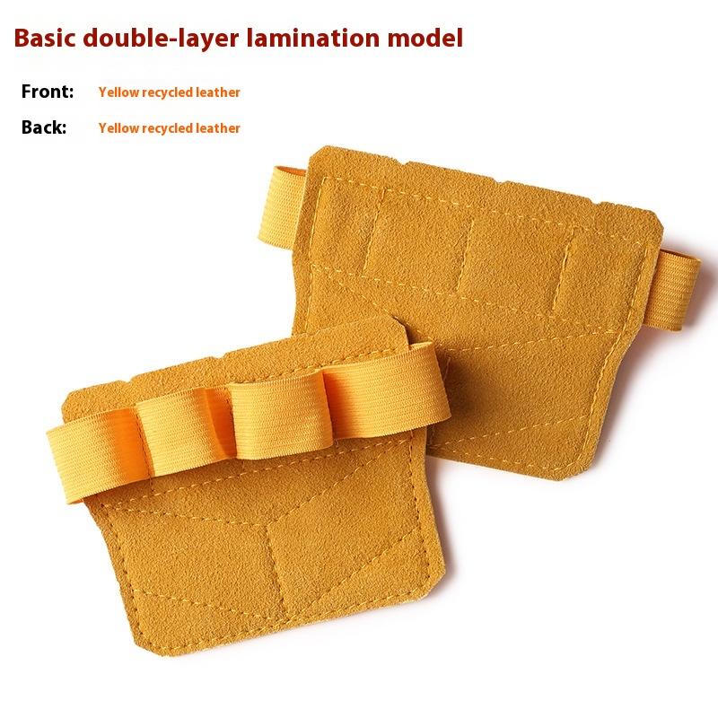 4 Finger Gym Grip Gloves Silicone Non Slip Palm Protection for Weight Lifting Callus Guard