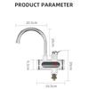 Electric Faucet 3000W Electric Water Heater Kitchen Faucet Instant Hot Water Heater Hot Cold Water Dual-Use Tankless Heaters