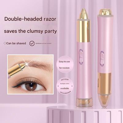 Electric Eyebrow Trimmer - Rechargeable Multi-Purpose Hair Remover for Women Men, Portable Nose & Facial Trimming Tool
