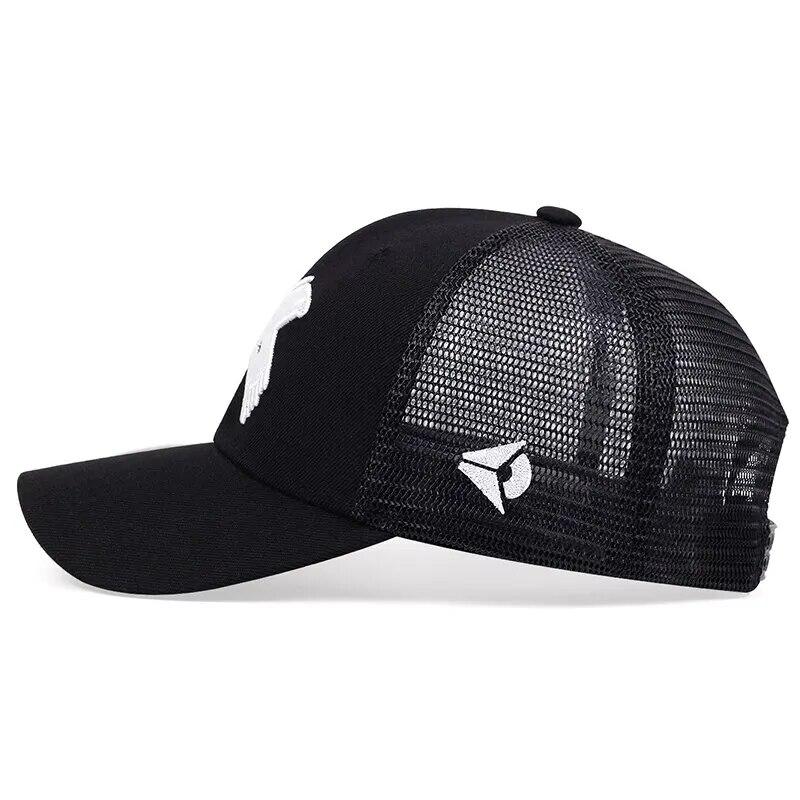 Unisex Embroidery Baseball Net Caps Spring and Summer Outdoor Adjustable Casual Hats Sunscreen Hat
