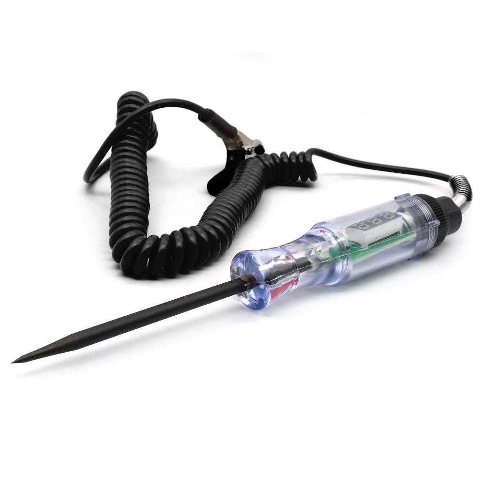 Detector Light Bulb Probe Test Pen Automobile Polarity Pen Long Probe Pen Voltage Circuit Tester
