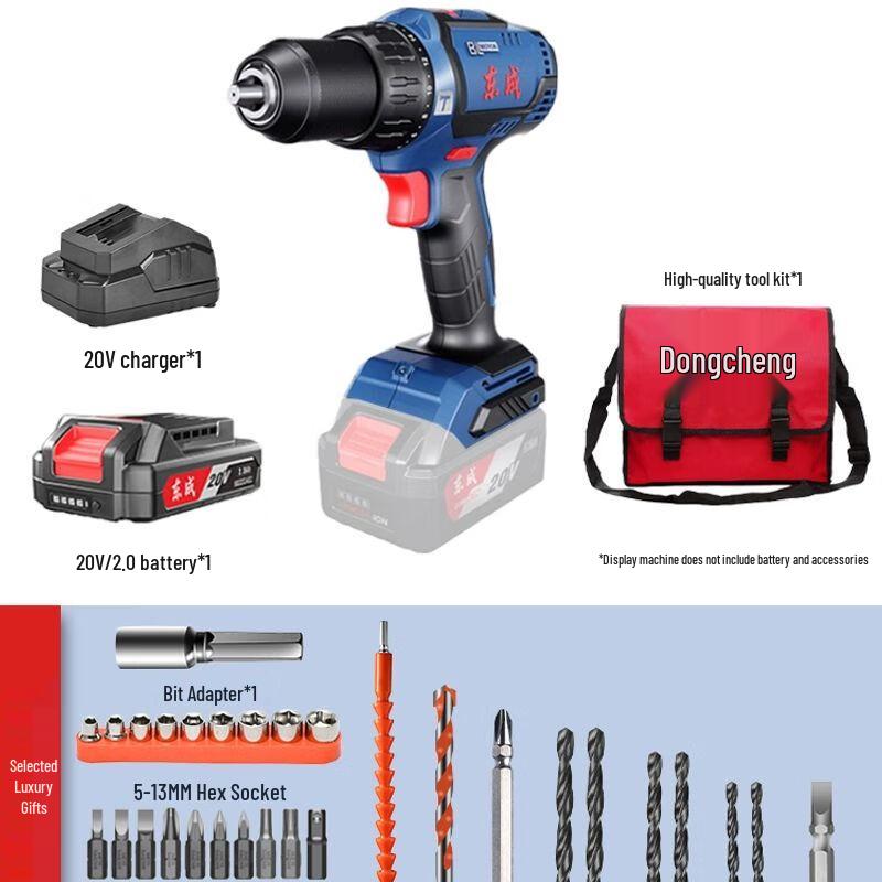 Dongcheng 16V Brushless Cordless Pistol Drill DCJZ1603T CN Plug (adapter Included)