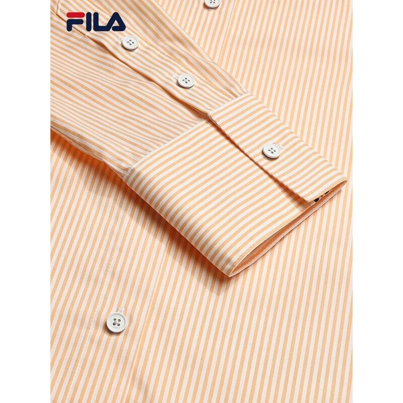 FILA Women's Striped Woven Long Sleeve Shirt