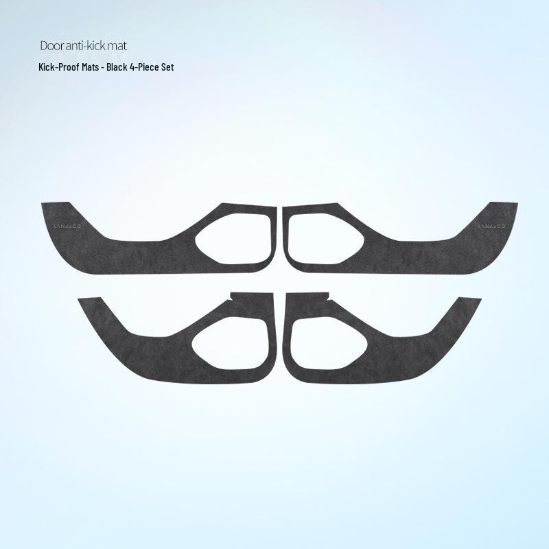 Lynk&Co Z10 Suede Door Kick Pads - Anti-Dirty, Anti-Kick Interior Protectors