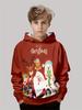 Kids Clothes Funny Christmas Hoodies Reindeer Santa Claus Long Sleeve Thin Sweatshirt for Boys Girls Xmas Gift for Children Top