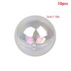 10Pcs Colorful Ball Cake Topper Transparent Balloon Cupcake Diy Decoration For Birthday Party Wedding