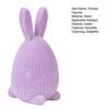 Resin Flocked Easter Bunny Egg Figurine Spring Party Tiered Tray Centerpiece for Tabletop Entryway Home Decor