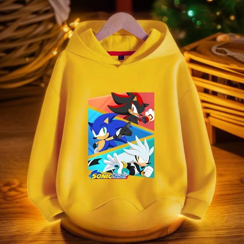 Cartoon Printed Kids Fashion Sweatshirts Casual Versatile Hoodies Sweatshirts Boys