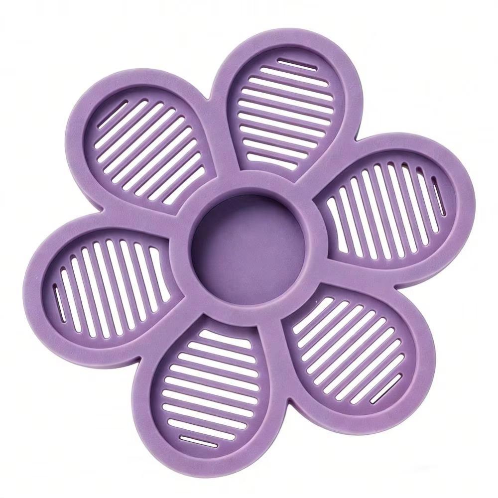 

Anti-Drop Design Floating Bee Island Flower Shaped Floating Garden Feeder Pond Fountain фиолетовый