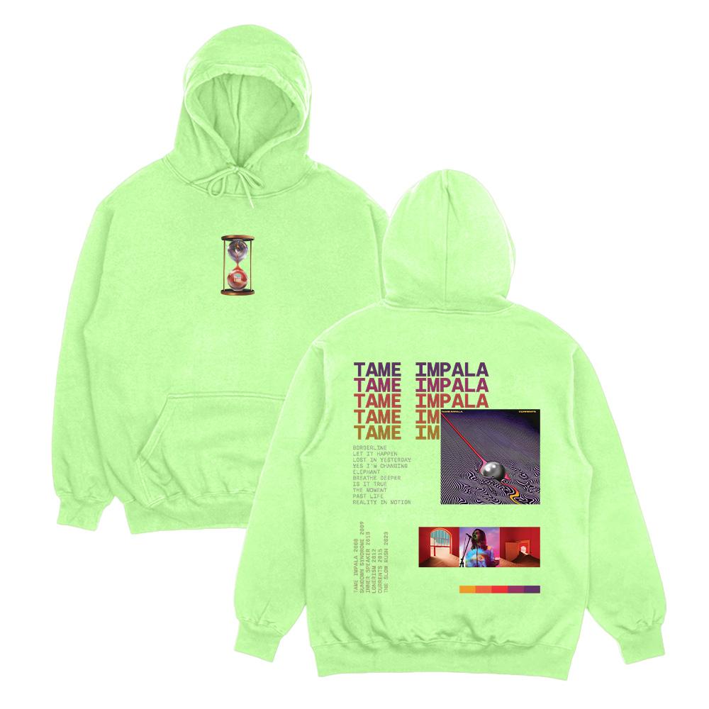 

Худі Tame Impala Поп-рок гурт Tame Impala Currents Графічний одяг Чоловічий Жіночий Довгий рукав Вуличний одяг Повсякденний пуловер S