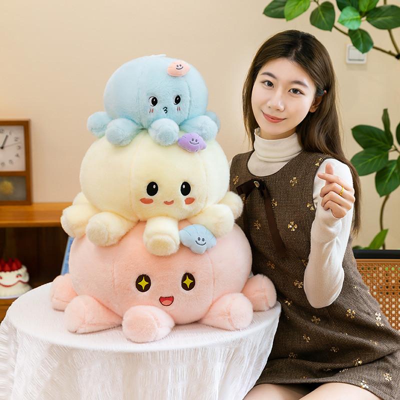 Dopamine Cloud Jellyfish Plush Toy With Super Soft Material For Girls Bedroom Decor