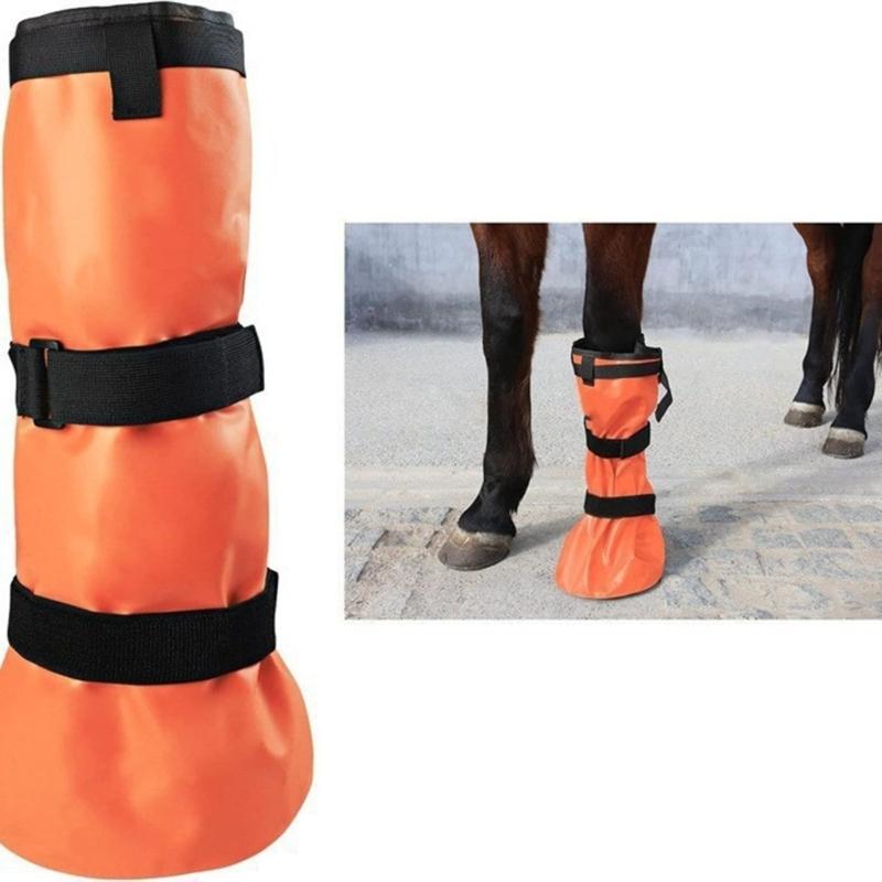 Praktische Paardenhoef Soak Bag Paarden Soaker Hoef Behandelingen Tas Hoef Verzorging Paardrijlaars met Schuimkussen Duurzaam