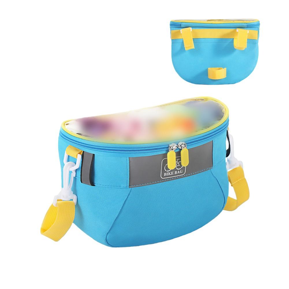 Waterproof Bike Basket Front Handlebar Bag with Detachable Strap for Bikes