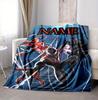 Custom Name Spider-Man Storm Flannel Blanket Throw Blanket Soft Warm Sofa Bed Decor Unique Gift