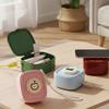Plastic Data Cable Storage Box Dust-proof Large Capacity Makeup Storage Box with Phone Holder Anti-slip Lipstick Organizer
