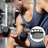 1 Pair Anti Slip Silicone Training Grip Conforms To Ergonomics Or Weight Lifting Pull-Ups Gym Training - Unisex Fitness Gloves