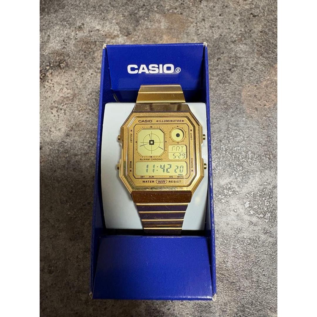 CASIO ILLUMINATOR Digital Watch Gold