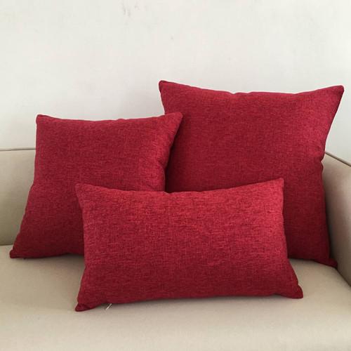 Solid Sofa Cushion Cover 30x50/40x40/45x45/40x60/50x50/55x55/60x60cm Decorative Throw Pillow Case For Car Seat Chair