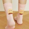 Kakao Friends Daily Socks Melange Pink_Chunshik