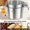 Double Boiler Pot with Silicone Spatula Cheese Chocolate Melting Pot Stainless Steel Pot for Melting Chocolate Candy Candle