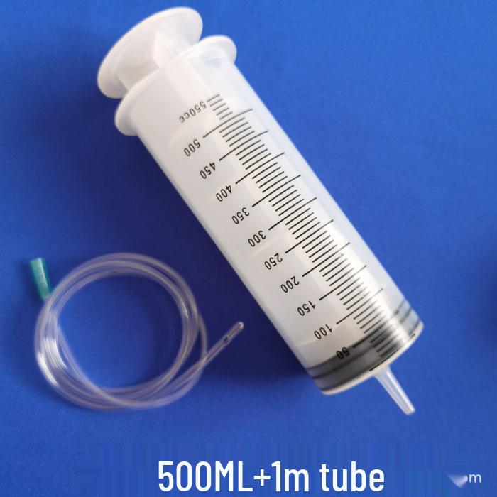 500ml Large Capacity Plastic Syringe for Adhesive Dispensing, Feeding, or Enema Use