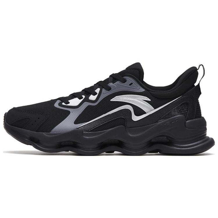 

Anta Slip Resistant Abrasion Resistant Low top Running Shoes Men s Black Gray 112315555-3 41