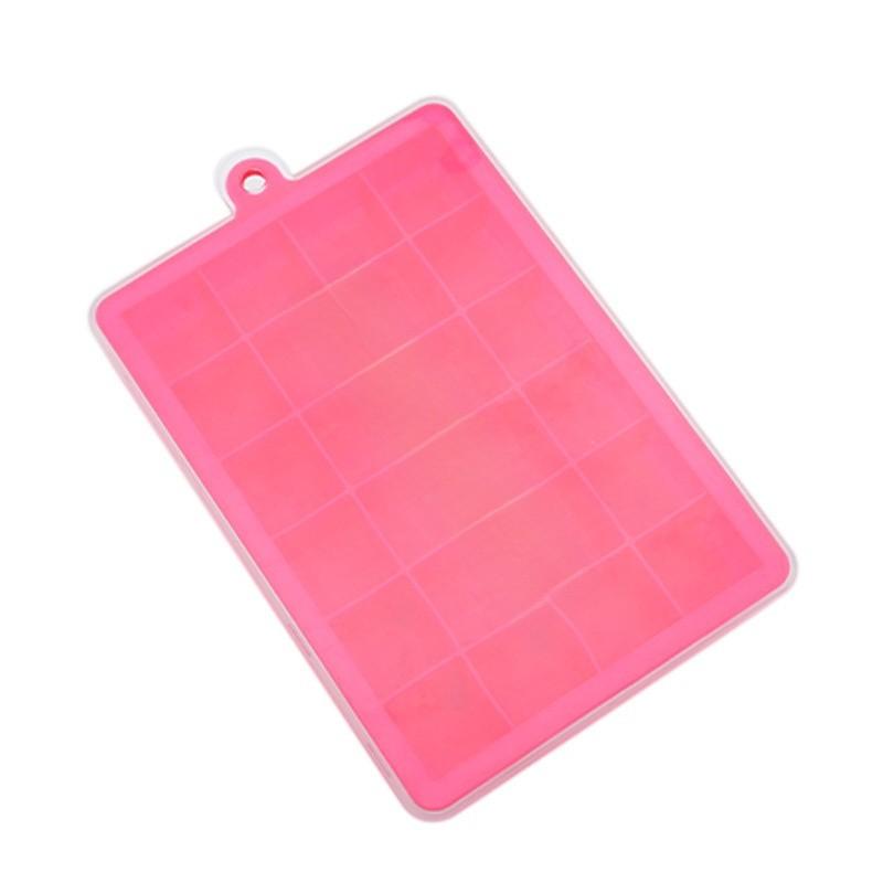 Silicone Ice Cube Tray With Lids For Food Storage And Jelly Molds For Baby Food And Fruit Puree