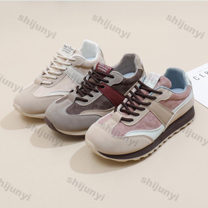 Fashion Women Casual Sneakers Spring New Lace Up Lightweight Soft Sole Shoes Woman Fashion Light Non Slip Running Shoes Zapatillas Mujer