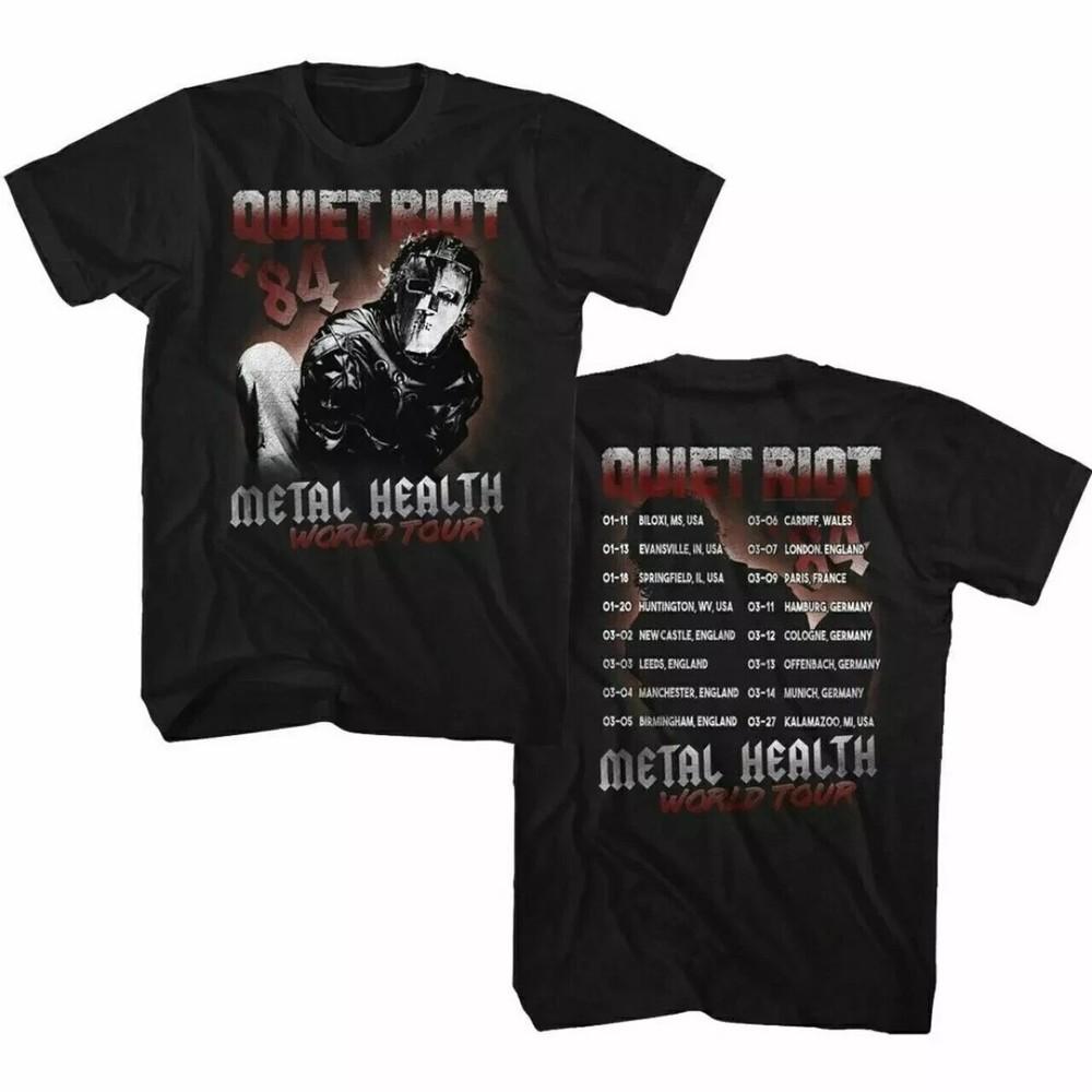 

Quiet Riot Vintage Concert T-shirt Health World Tour 03984 For Fans S-5XL Unisex T-Shirt S