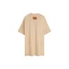 Calvin Klein SS23 Einfaches Patch Baumwoll-Rundhals-T-Shirt Herren Tops Khaki J323258-ACI