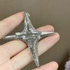 Punk Cool Stars Geometric Metal Brooch  Design Tassel Pin Personality Trend Suit Accessories Jewelry Gift for Women New