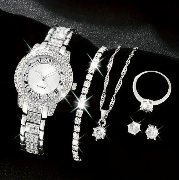 Ladies Fashion Bracelet Watch Diamond Inlaid Watch Cornucopia Roman Quartz Watch Women'S Watch
