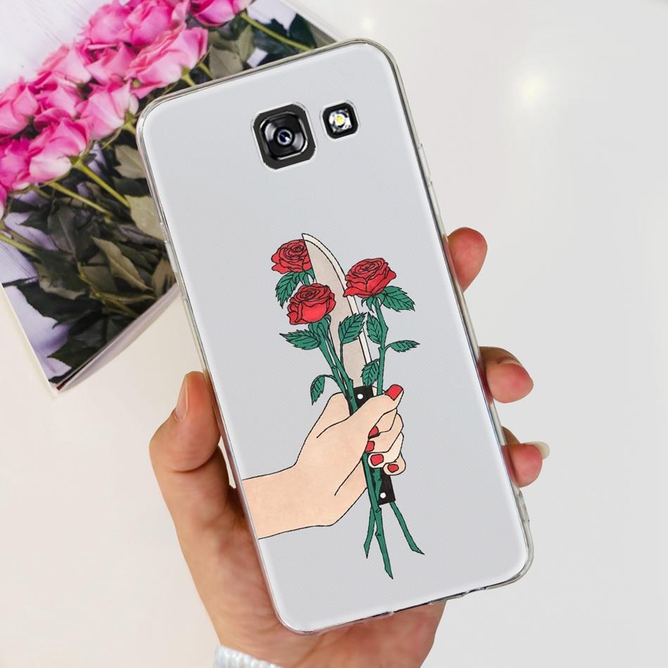 Stilvolle Blume Schmetterling Handyhülle Für Samsung Galaxy A5 2017 A520F Weiche Silikon TPU Hülle Für Samsung A5 2015 2016 A500 A510F