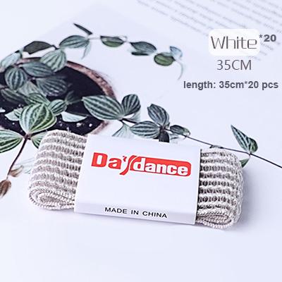 Wholesale Ballet Pointe Shoes Accessories Elastic Bands Invisible White Fishnet Band Satin Canvas Shoe Lace Ballet Shoes Bandage