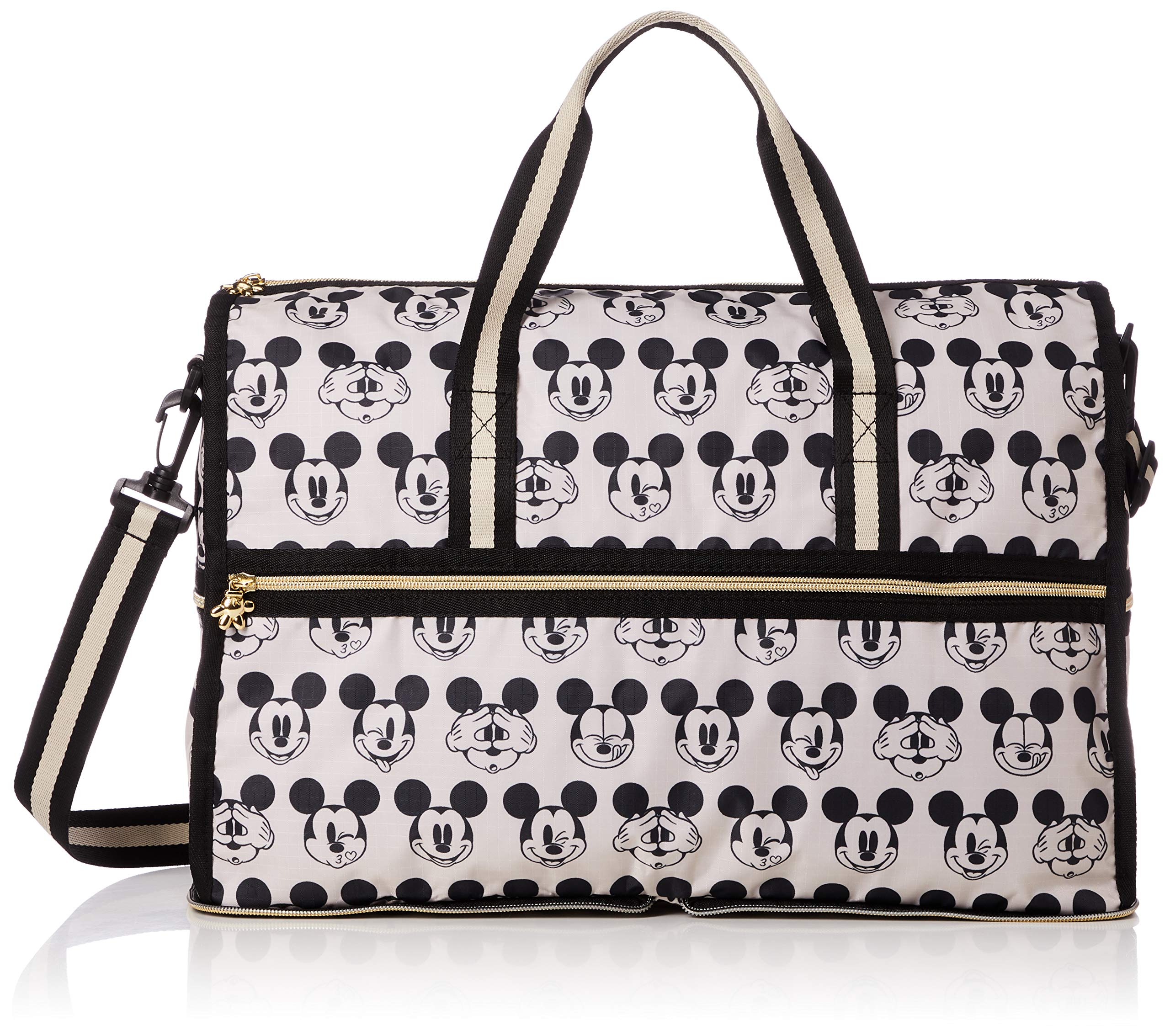 

Hapitas Foldable Boston Bag Disney Mickey Mickey Mouse Face Black (Medium), Carry-On, Mouse, H0002-DN, 0.39kg, DN1.