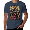T-shirt SZA Bling Casual Streetwear Manica Corta