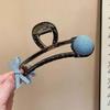 Polka Dot Bow Hair Clip: Unique Shape, Light Luxury for Women - Summer 2025 Edition