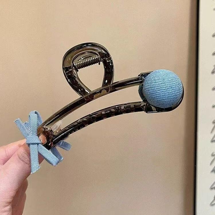 Polka Dot Bow Hair Clip: Unique Shape, Light Luxury for Women - Summer 2025 Edition