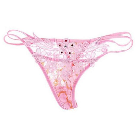 Women Sexy Lace Hollow Thongs G-string Briefs Panties Knicker Lingerie Underwear