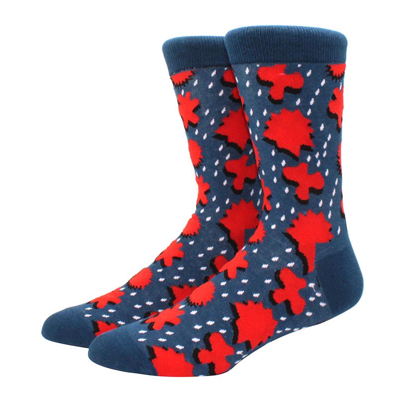 men socks cotton funny socks for man women novelty casual dressing color crew socks for happy wedding accessories gift
