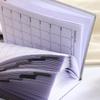 2026 Laser Holografischer Wochenplaner A7 Größe Tageskalender Organizer mit PU-Lederhülle und Papier für Büro Schulgebrauch