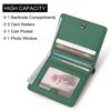 Humerpaul Ladies Clutch First Layer Cowhide Wallet Thin Wallet Large Capacity Coin Bag with Photo Window Coin Purse