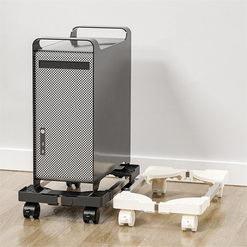 2026 New Computer Tower Stand, Adjustable Mobile CPU Holder PC Tower Stand with Rolling Caster Wheels, Pc Floor Riser Stand B