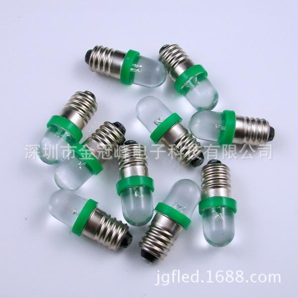 E10 Light Bulbs Dc 6/12/24v Led Screw Base Indicator Bulb Mini Warning Signal Lamp