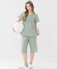 Meipeullawo Classic Mint Short Sleeve Pure Cotton Women'S Plus Size Pajama Set