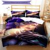 3pcs KPop Demon Hunters RUMI5 Design Cover Set - HD Printed Bedding with 1 Cover and 2 Pillowcases - Perfect for Home and Dorm Decor