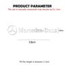 4/8PCS Mercedes-Benz AMG 3D Metal Car Stickers Car Interior Styling Decal W205 W203 GLC GLK W206 W220 A180 W211 Modification