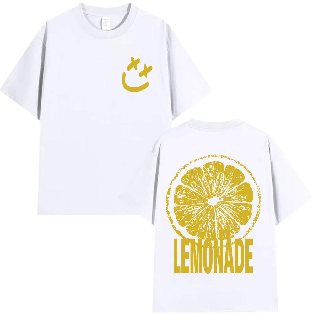 2025 Summer Louis Tomlinson Lemonade Tour T Shirt Men Women Harajuku Fashion Vintage T-shirts Casual Cotton Short Sleeve T-shirt