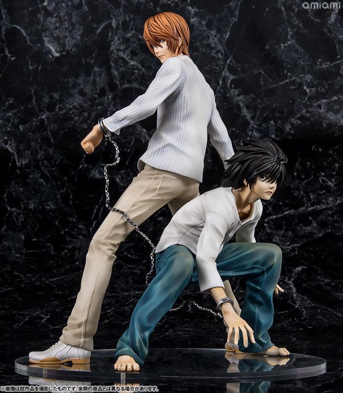 Anime Death Note L Lawliet Figure Yagami Action Figure Figurine Collectible Model Doll Toys Boy Birthday Gift Desktop Decoration